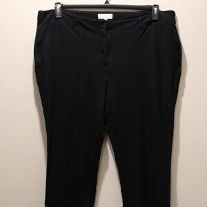 Talbots Black Stretch Trousers - Sz 18W